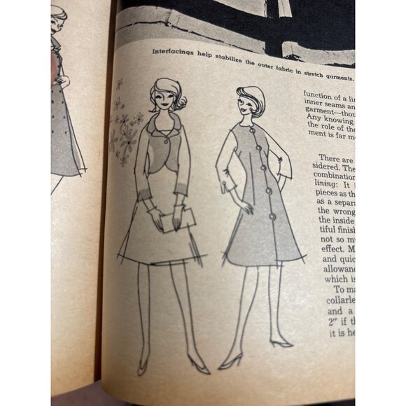 Todays Woman Sewing Simplified Book 1960s Vintage Dressmaking Guide Sewing Tips - Picture 6 of 12